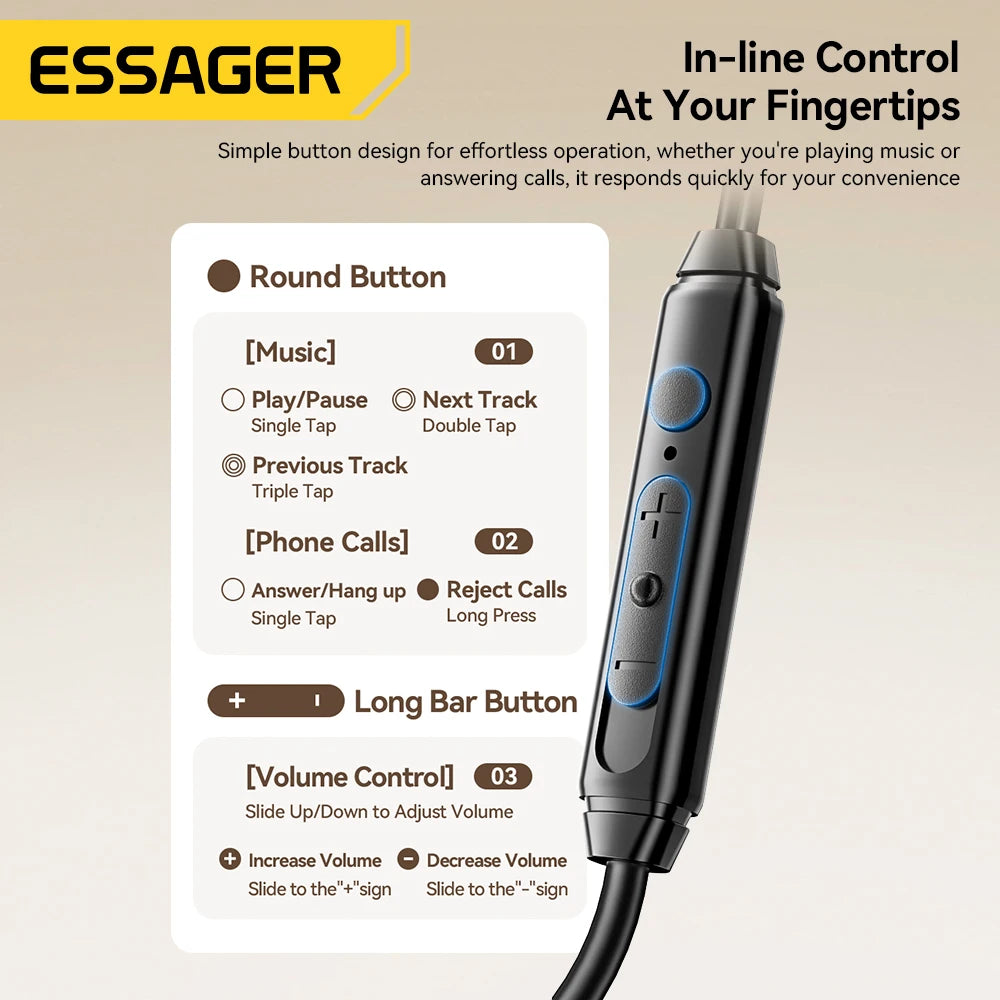 Essager Headphones for Gaming/Music