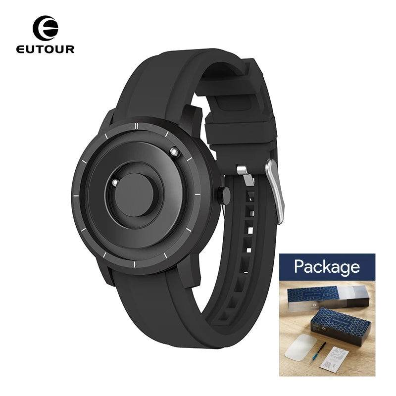 EUTOUR E024 Magnet Watch – Classic Quartz