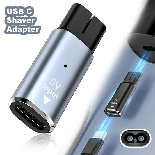Brangdy Type-C Shaver Charger Converter