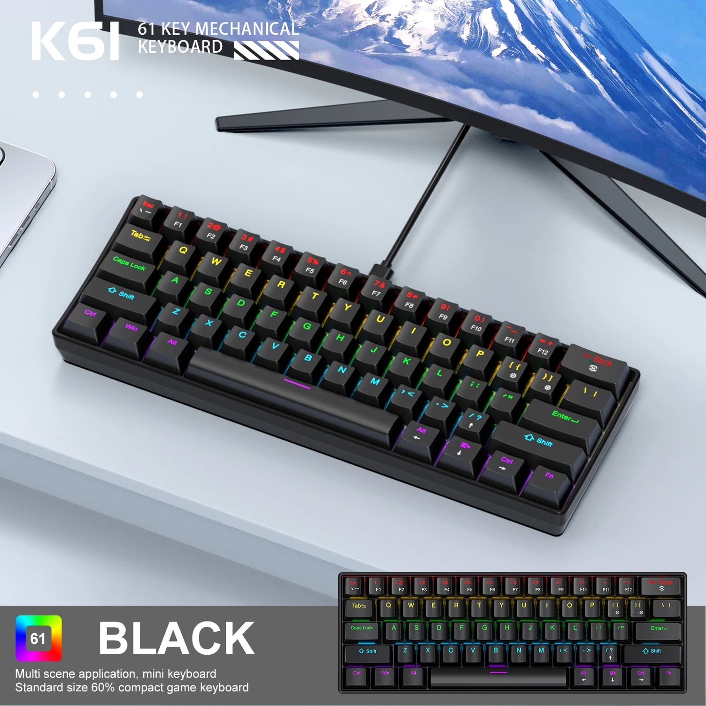 APAYADO K61 Mechanical Keyboard