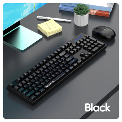 Shipadoo Wireless Keyboard and Mouse Combo
