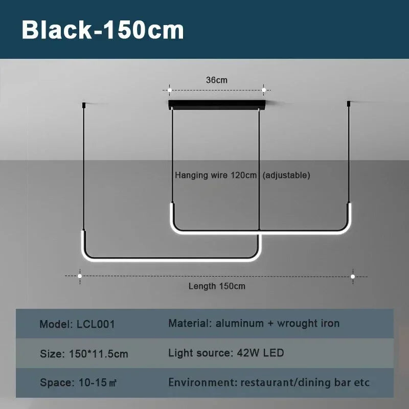 BlackLine Pendant Light