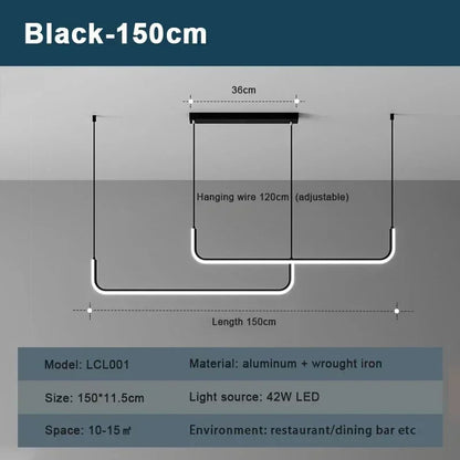 BlackLine Pendant Light