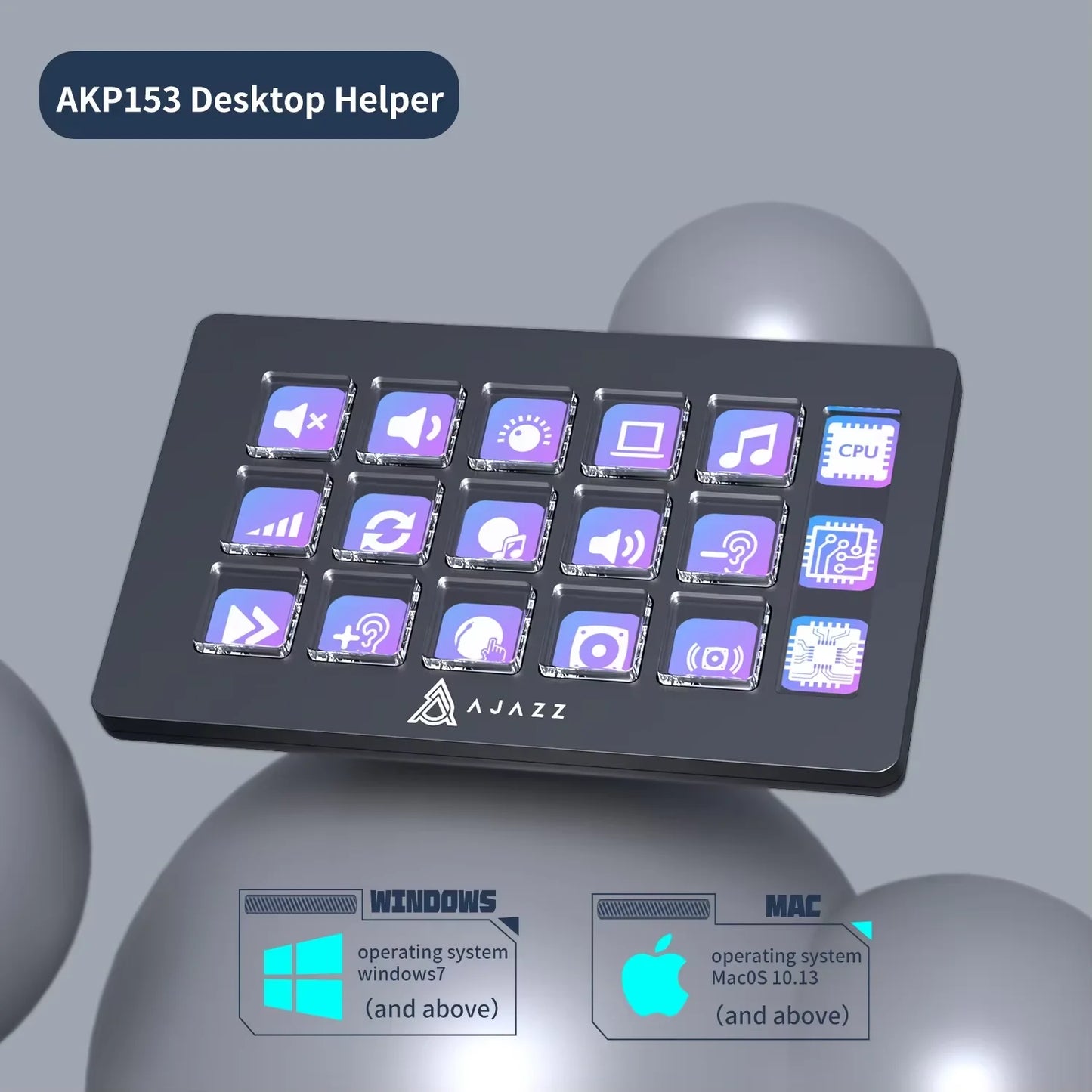 Ajazz AKP03E/153E Console Panel