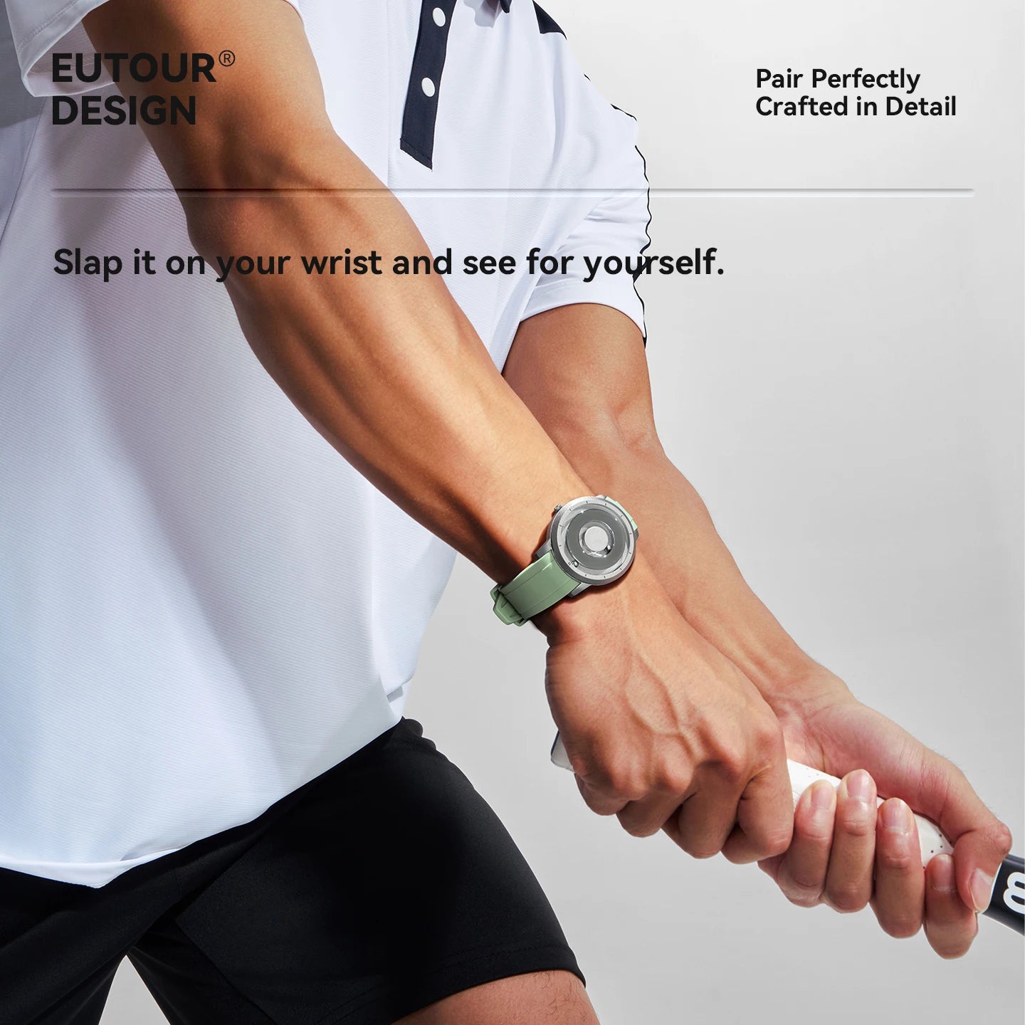 EUTOUR E024 Magnet Watch – Classic Quartz
