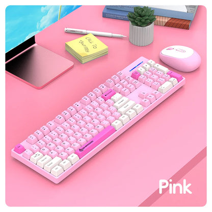 Shipadoo Wireless Keyboard and Mouse Combo