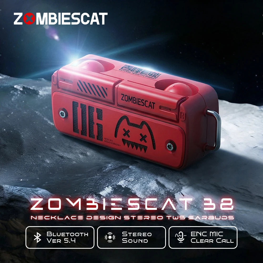 Zombies Cat B8 TWS Wireless Earbuds