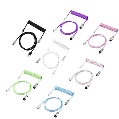 Mechanical Keyboard Coiled Cable