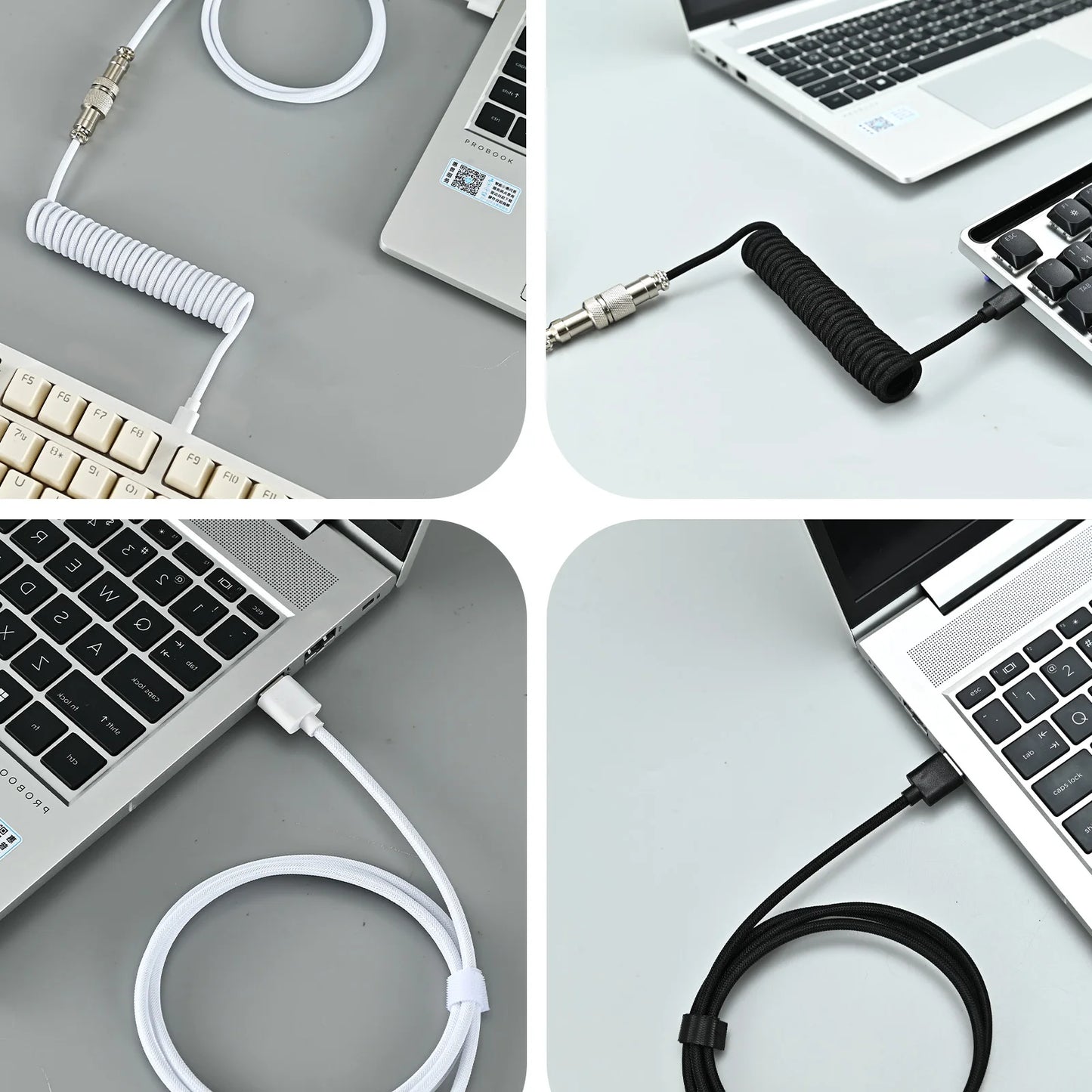 Mechanical Keyboard Coiled Cable