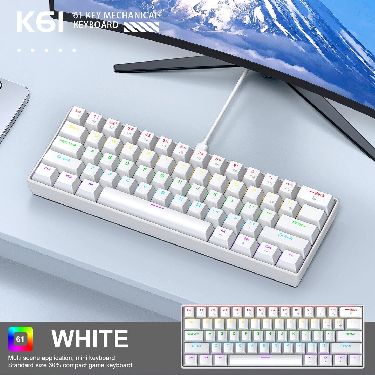APAYADO K61 Mechanical Keyboard