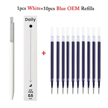 KACO Gel Pens – Press Signature Pen with Metal Clip
