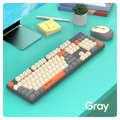 Shipadoo Wireless Keyboard and Mouse Combo