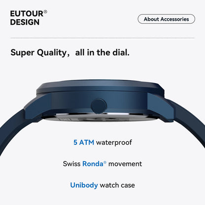 EUTOUR E024 Magnet Watch – Classic Quartz