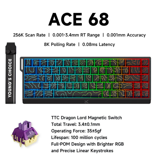 MCHOSE ACE 68 Gaming Keyboard