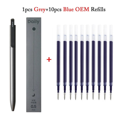 KACO Gel Pens – Press Signature Pen with Metal Clip
