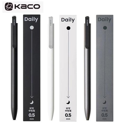 KACO Gel Pens – Press Signature Pen with Metal Clip