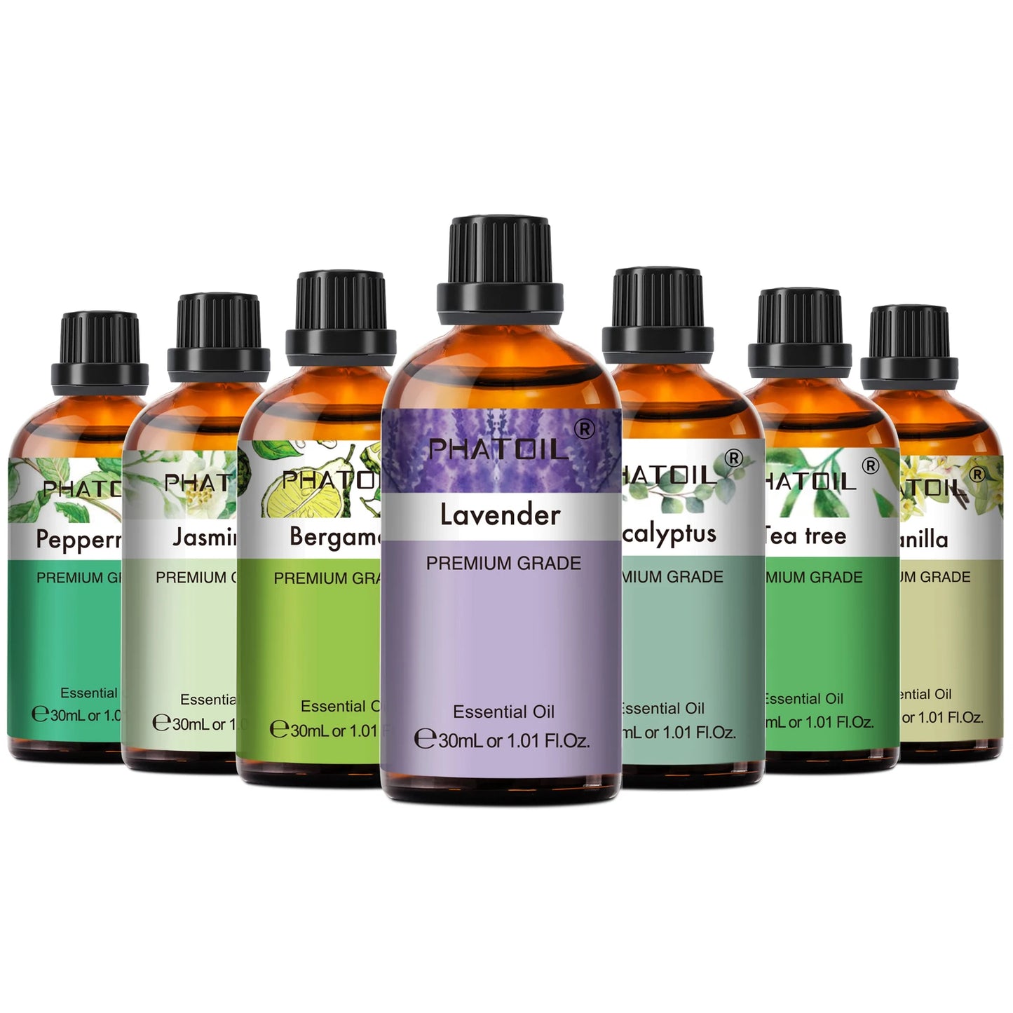 PHATOIL 30ml Pure Essential Oil – Multi-Use Aroma Oil for Diffusers, DIY & Wellness