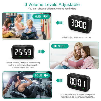 ORIA Magnetic Digital Timer – Countdown & Count Up