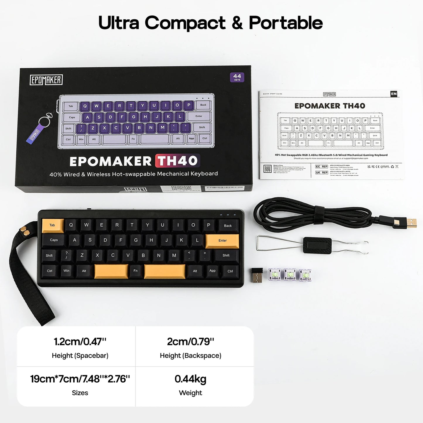 EPOMAKER TH40 VIA Mechanical Keyboard
