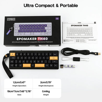 EPOMAKER TH40 VIA Mechanical Keyboard
