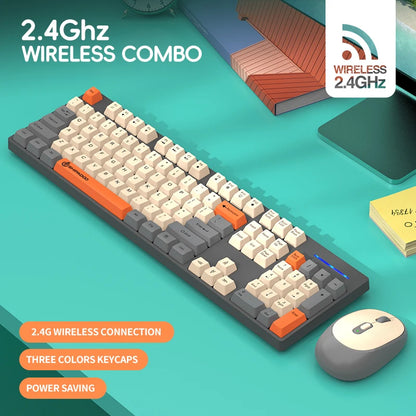 Shipadoo Wireless Keyboard and Mouse Combo
