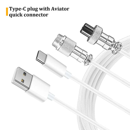 Mechanical Keyboard Coiled Cable