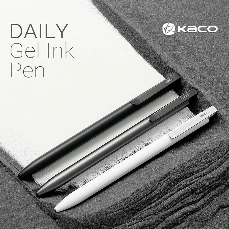KACO Gel Pens – Press Signature Pen with Metal Clip