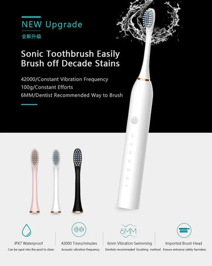 Sonic Electric Toothbrush – 6 Modes