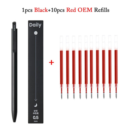 KACO Gel Pens – Press Signature Pen with Metal Clip