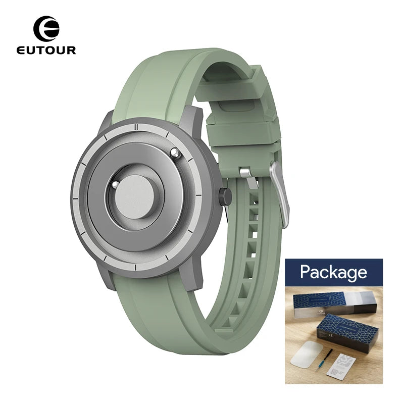 EUTOUR E024 Magnet Watch – Classic Quartz