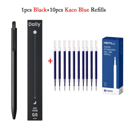 KACO Gel Pens – Press Signature Pen with Metal Clip