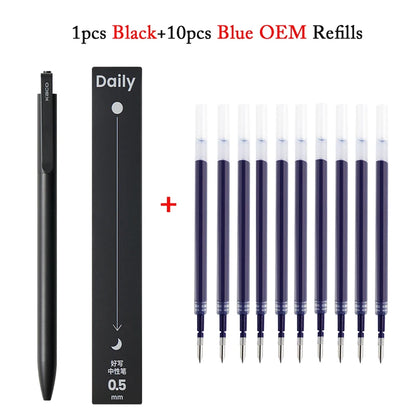 KACO Gel Pens – Press Signature Pen with Metal Clip