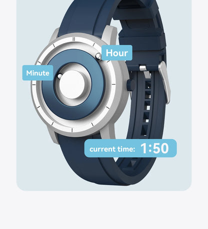 EUTOUR E024 Magnet Watch – Classic Quartz
