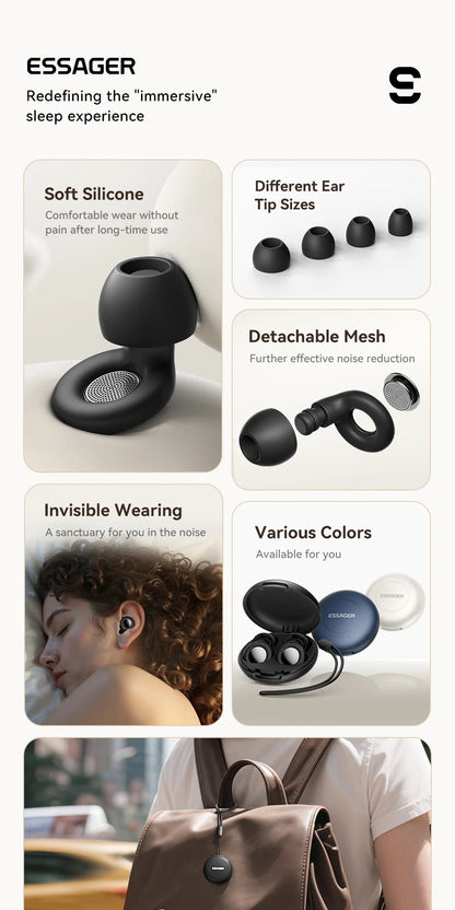 ESSAGER Noise Cancelling Ear Plug