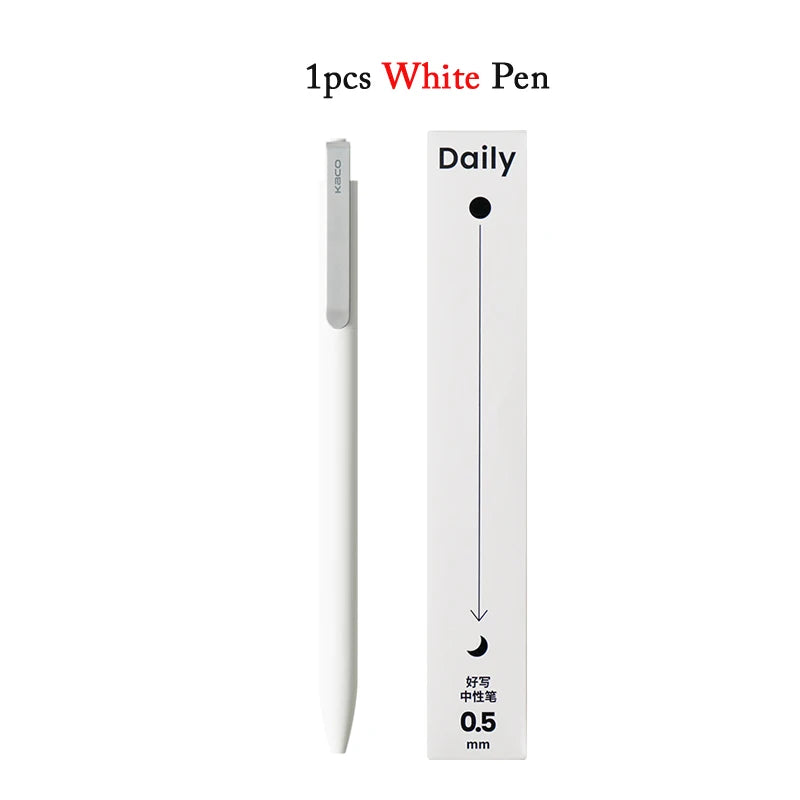 KACO Gel Pens – Press Signature Pen with Metal Clip