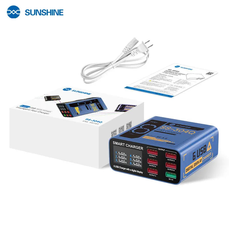 SUNSHINE QC3.0 fast Charging Compatible with Multiple Devices