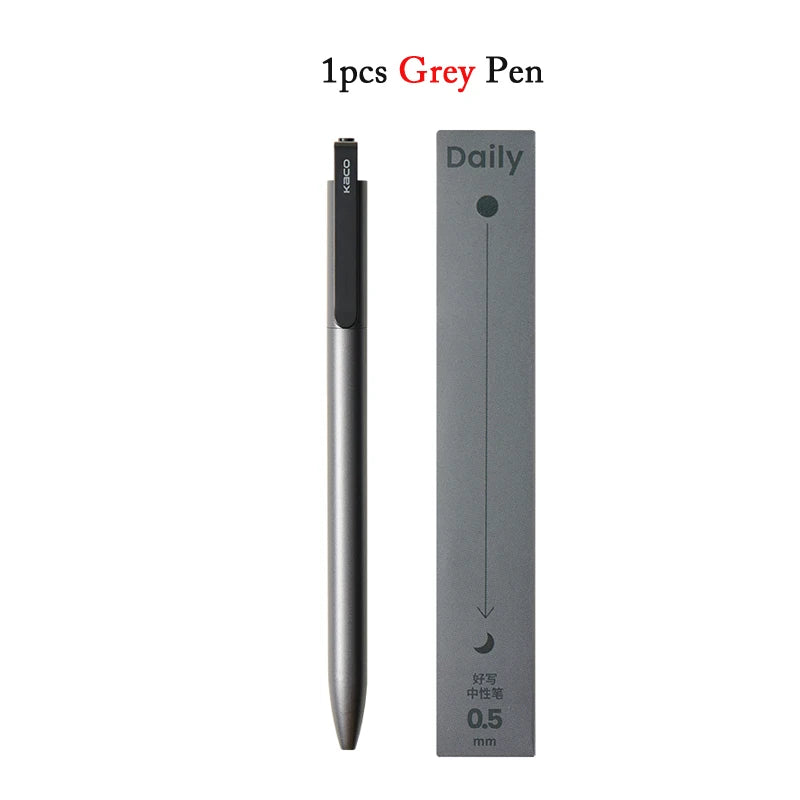 KACO Gel Pens – Press Signature Pen with Metal Clip