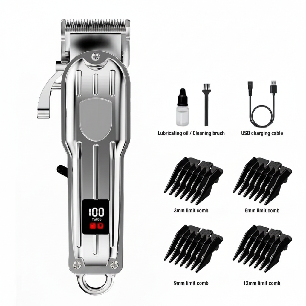 Hair clipper with accessories